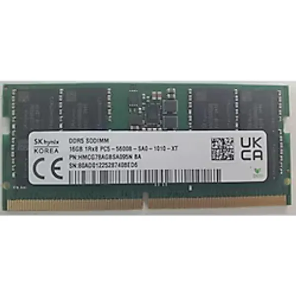 Sk-Hynix Hmcg78agbsa095n 16Gb DDR5 5600Mt Cl46 262 Pin Sodimm, 1.1V Notebook Ram Bellek