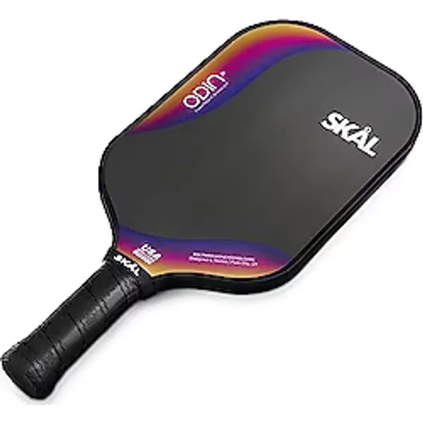 Skal Pickleball, Odin .01 Premium Ham Karbon Fiber Kürek, ABD Turşu Topu Onaylı Tek Raket (USAPA), Maksimum Döndürme ve Kontrol Yüzeyi, Performans Petek Polipropilen Çekirdek, Konfor Altıgen Kafa