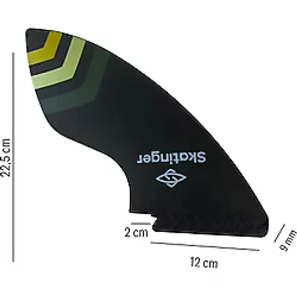 Skatinger Sup Paddle Board Şişme Sörf Tahtası Renkli Fin