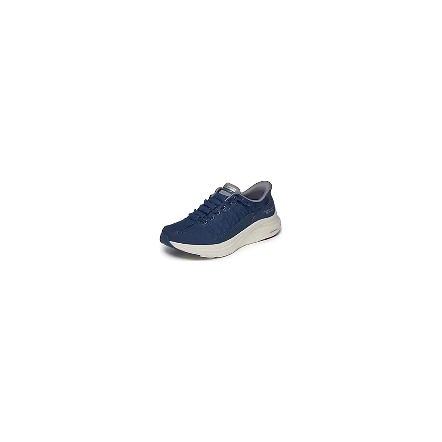 Skechers Erkek Kontur Köpük Rahat Fit Eller Serbest Geçmeli Spor Ayakkabı, Lacivert/Gri, 11