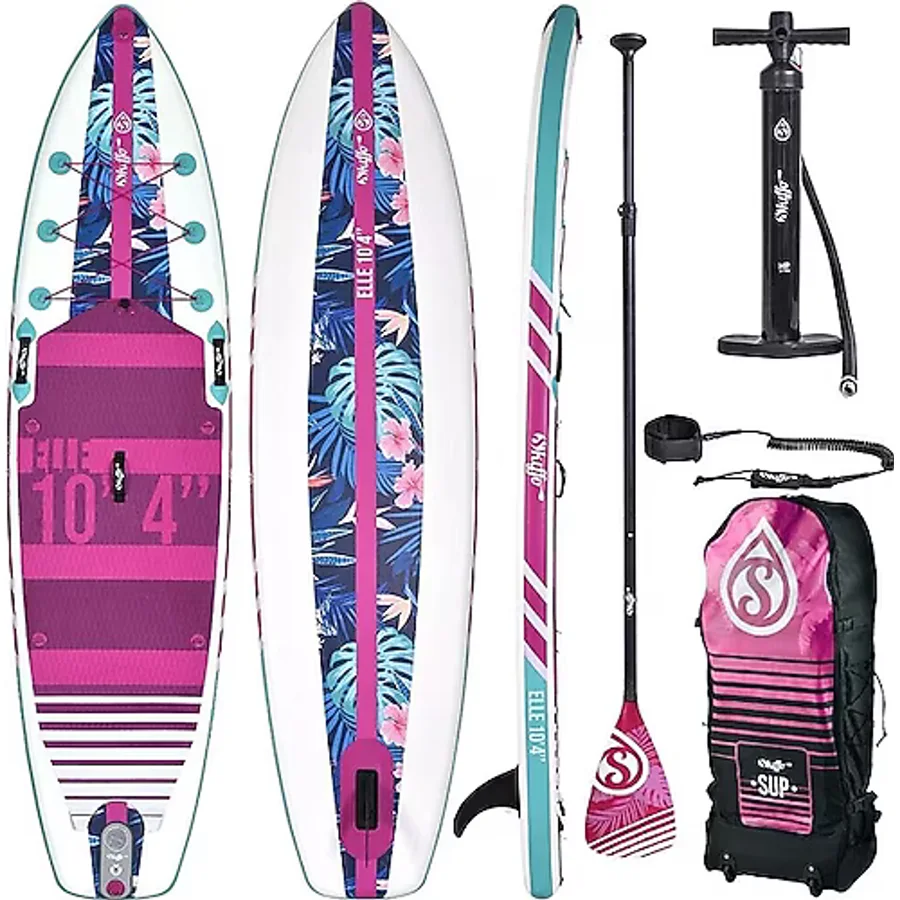 Skiffo Elle Şişme Sup Board 320X81x15 Cm - Stand Up Paddle Board Seti, Kürekli Şişme Paddle Board