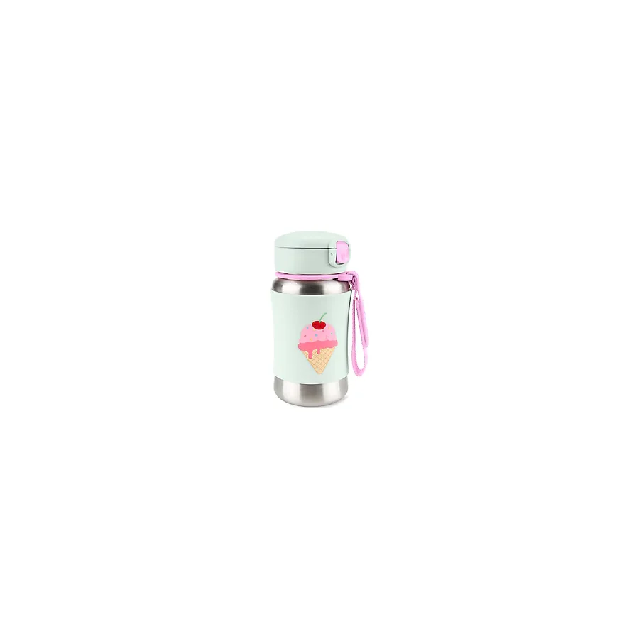 Skip Hop Spark Style Dondurma 350 ml Pipetli Paslanmaz Çelik Suluk