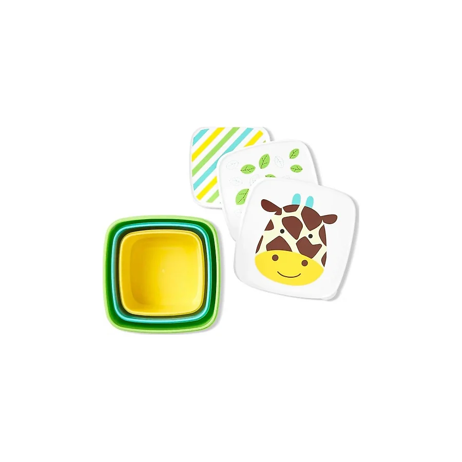 Skip Hop Zoo 3'lü Atıştırma Kabı