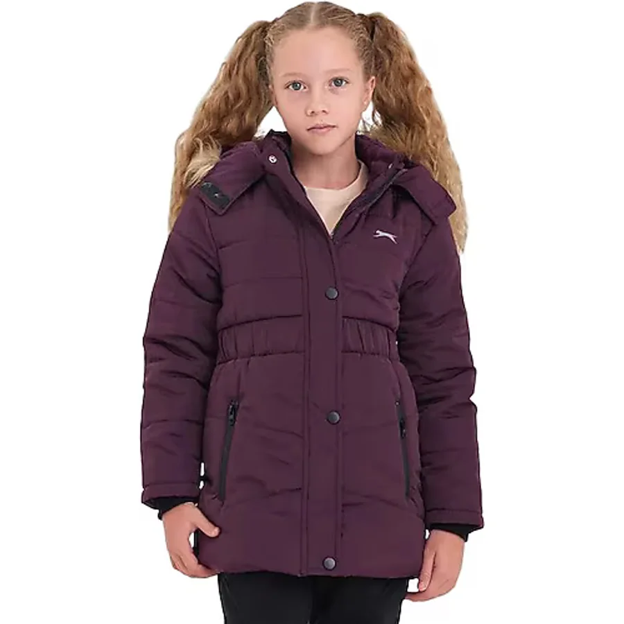 Slazenger Candy Kapüşonlu Çocuk Şişme Mont