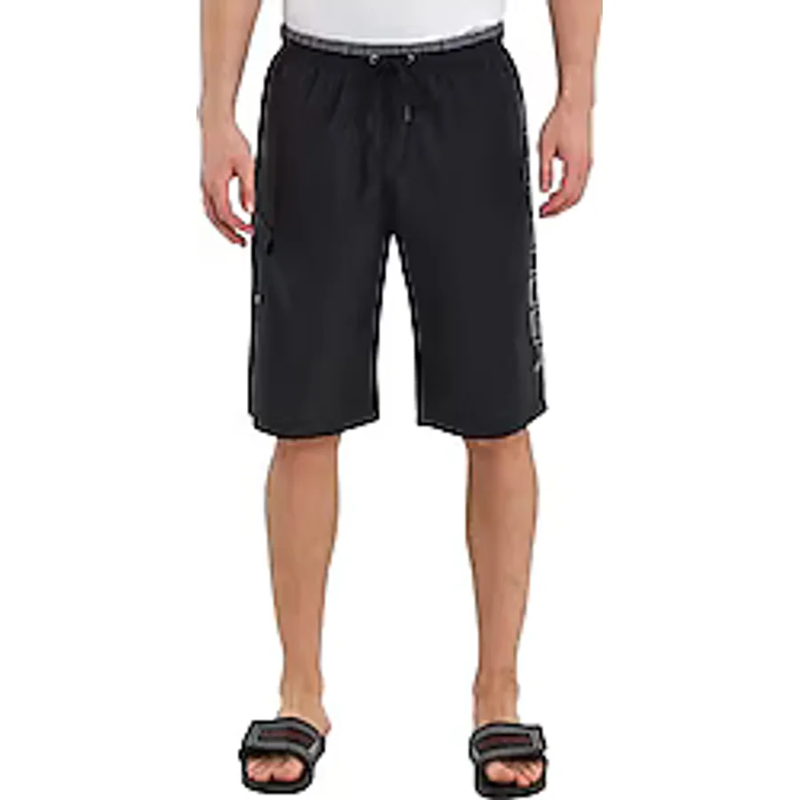 Slazenger Runist IN Siyah Erkek Deniz Şortu