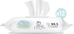 Sleepy Bio Natural 40 Yaprak 12'li Paket Islak Mendil