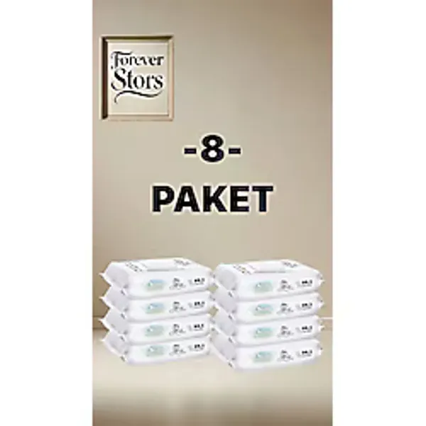 Sleepy Bio Natural Yenidoğan Islak Bebek Bakım Havlusu 8X40 (320 Yaprak)