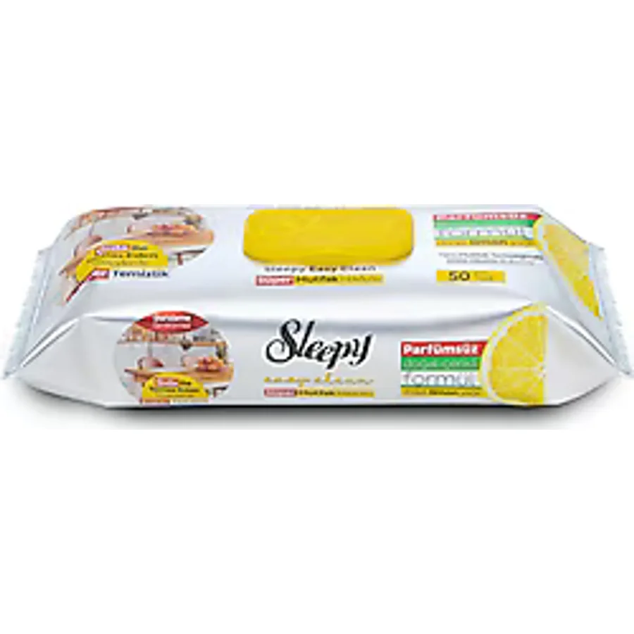 Sleepy Easy Clean Limon Yağlı Süper Mutfak Havlusu 50 Yaprak