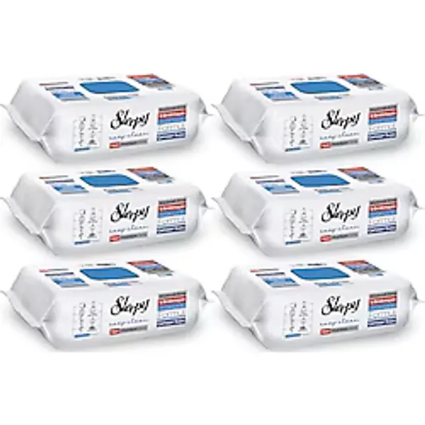 Sleepy Easy Clean Premium Çamaşır Suyu Katkılı Yüzey Temizlik Havlusu Mendili 6x100 (600 Yaprak)