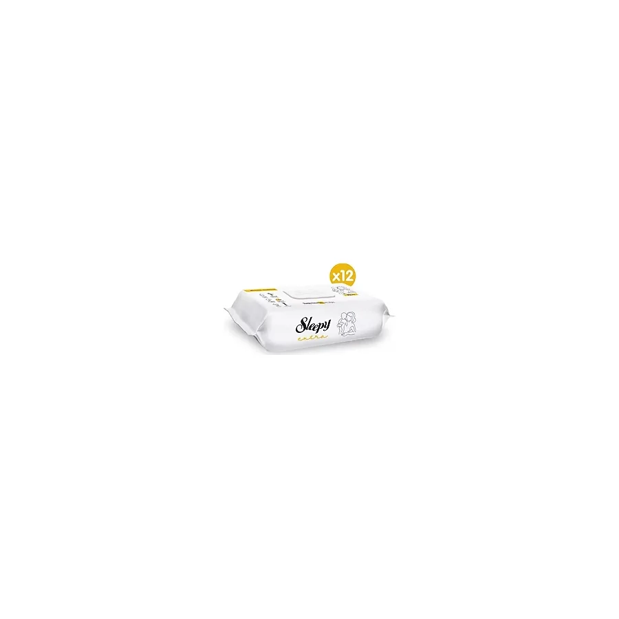 Sleepy Extra 70 Yaprak 12'li Paket Islak Bebek Havlusu