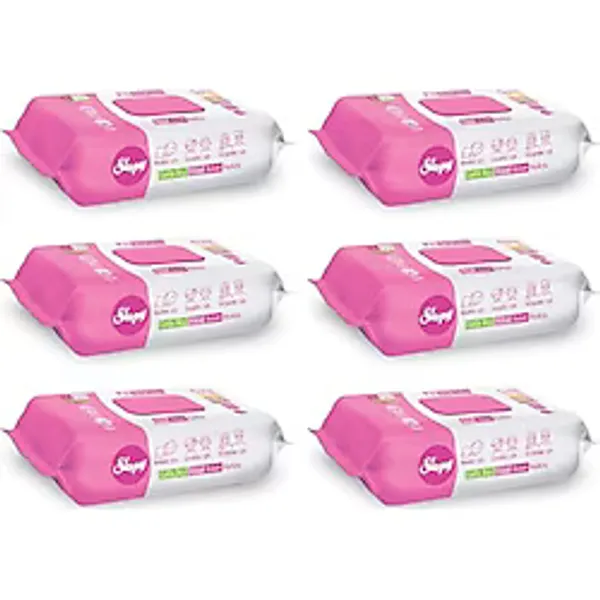 Sleepy Floral 25 Yaprak 6'lı Paket Kişisel Bakım Havlusu