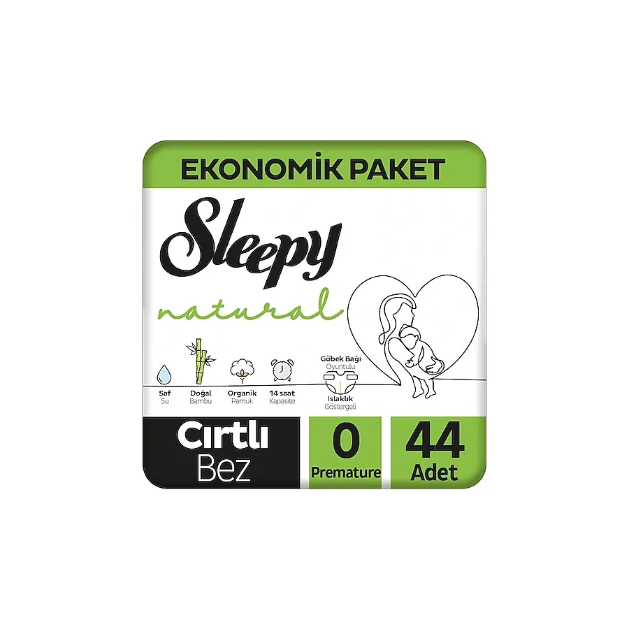 Sleepy Natural 0 Numara Prematüre 44'lü Bebek Bezi