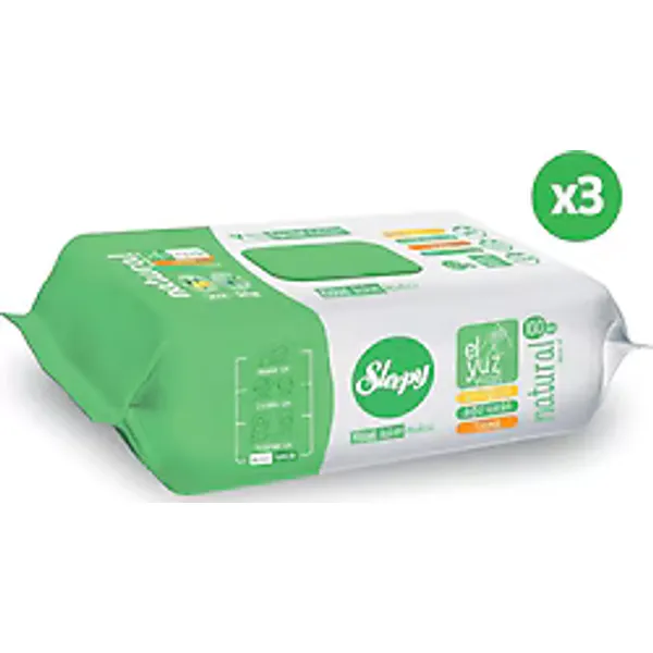 Sleepy Natural 100 Yaprak 3'lü Paket Kişisel Bakım Havlusu