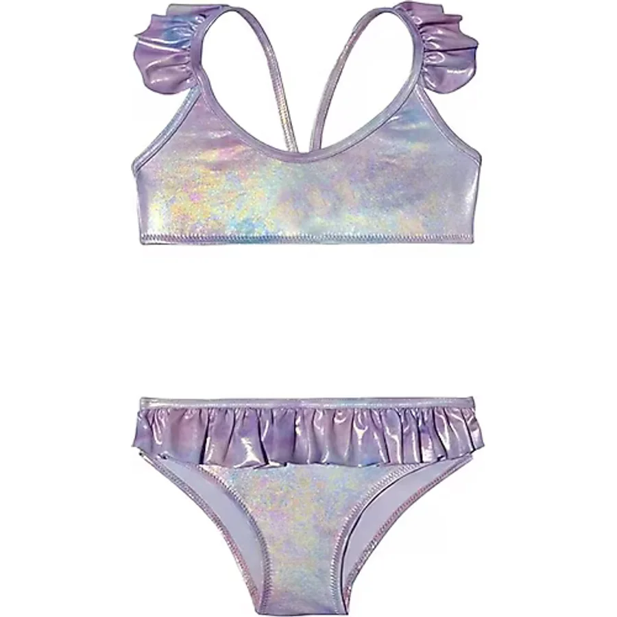 Slipstop Çok Renkli Kız Çocuk Baskılı Bikini Takım SM22110239 Vanessa Junior Bikini