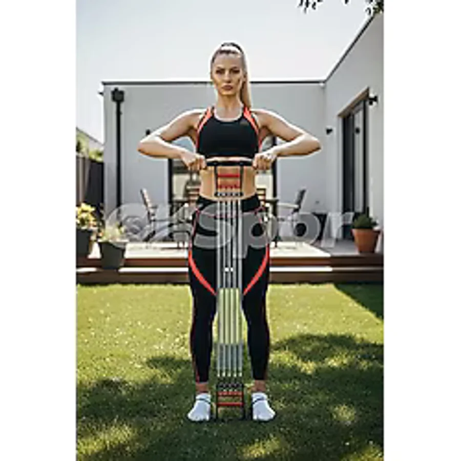 Slipt 5 Dirençli El Ayak Göğüs Yayı Çelik Yay Spor Aleti