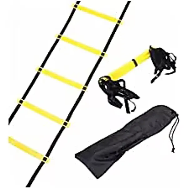 Slipt Çantalı Antrenman Merdiveni 4 Metre 10 Çubuklu Idman Merdiveni