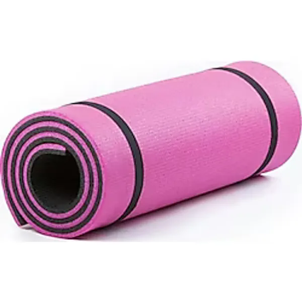 SLİPT Çift Taraflı Yoga Minderi Ve Spor Matı 16 Mm Pembe-siyah
