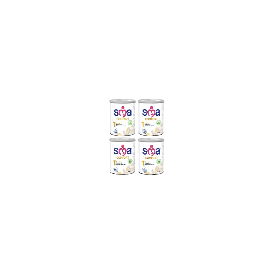 Sma Comfort 1 Bebek Sütü 400 gr 4 Adet 0-6 Ay İçin Özel Biberon Maması