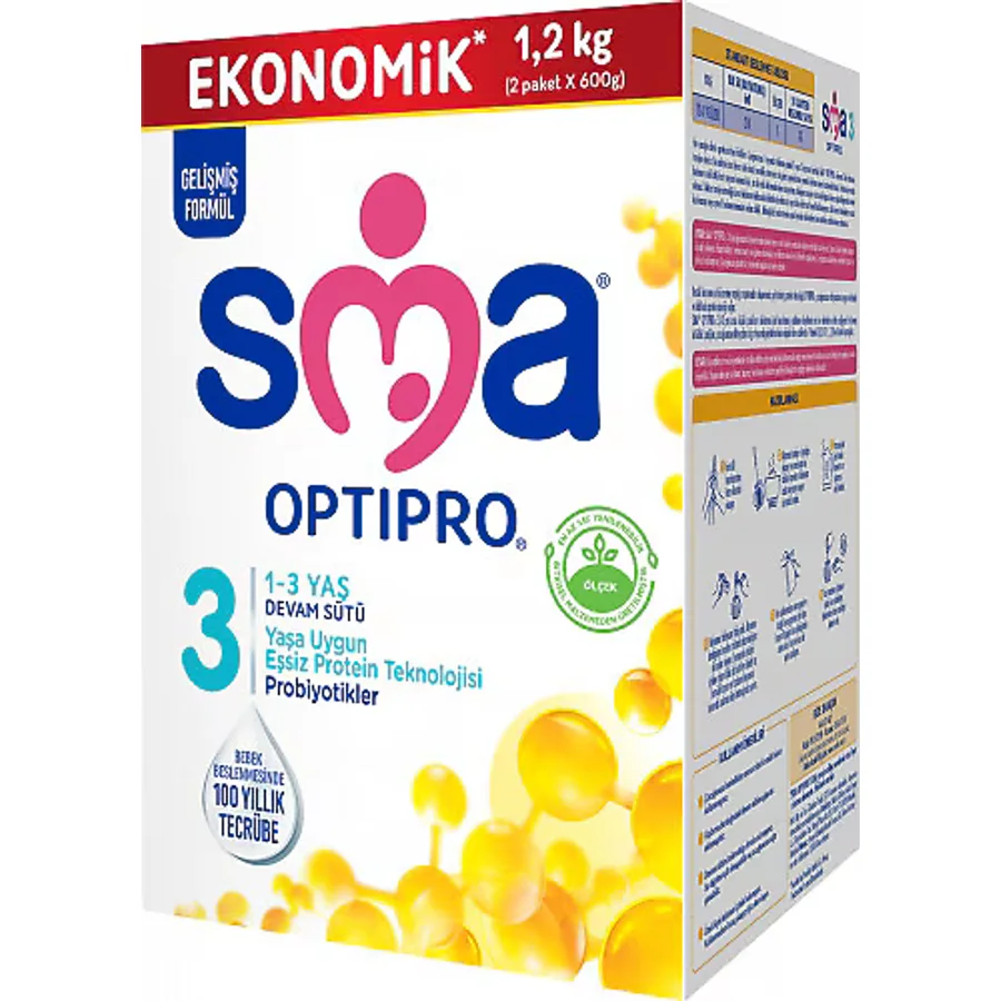 SMA Optipro 3 Probiyotik Devam Sütü 1200 gr