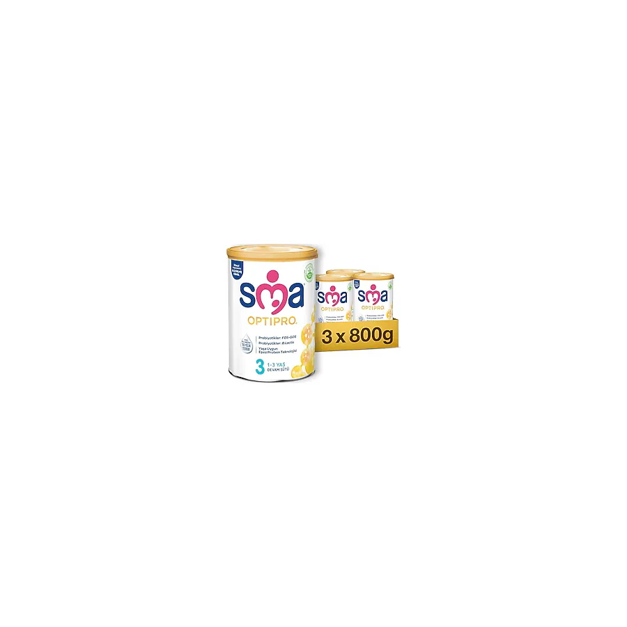 SMA Optipro 3 Probiyotik Devam Sütü 800 gr 3 Adet