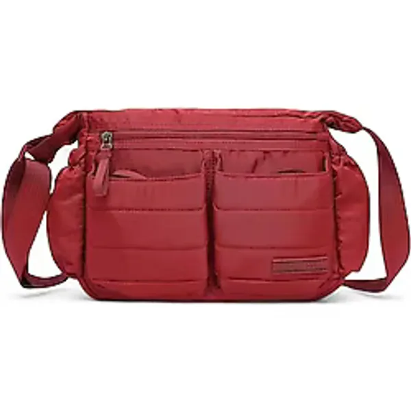 Smart Bags Yumuşak Kumaş Askılı Postacı Kadın Çantası 8725 - Vişne