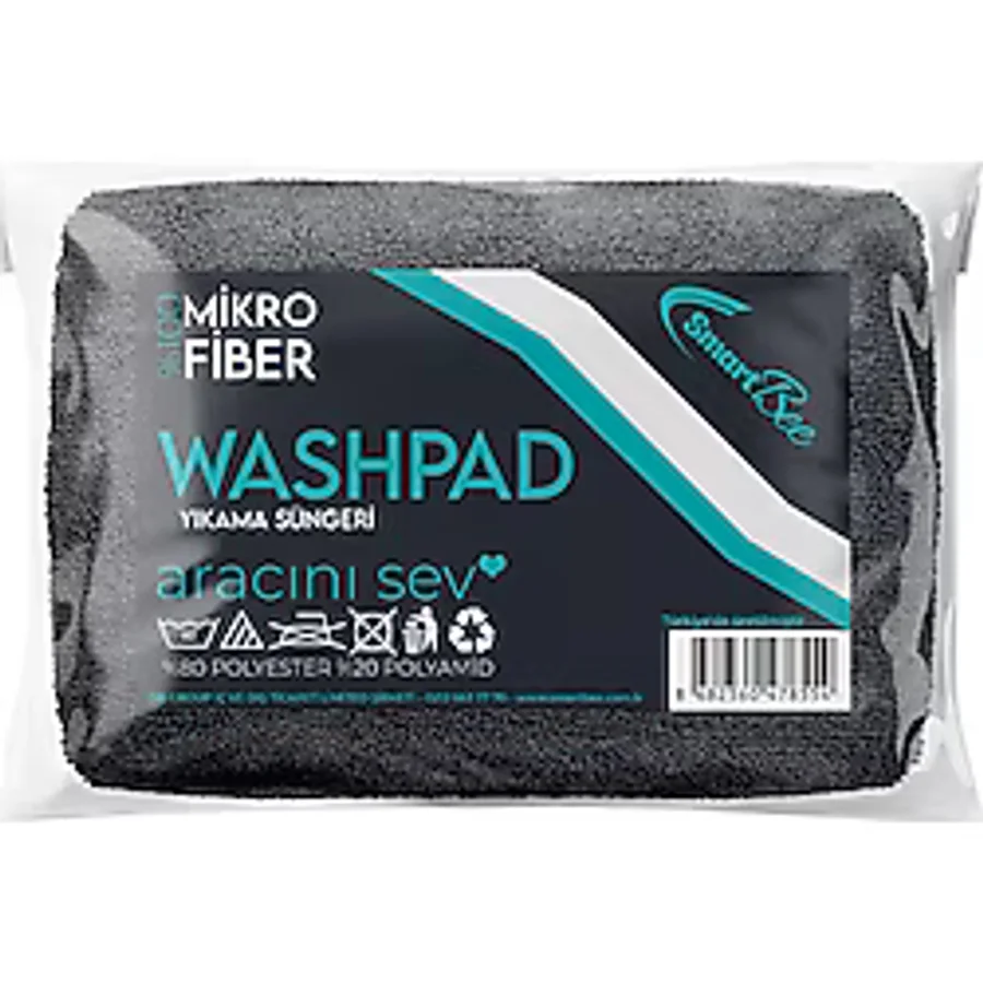 SmartBee Washpad Mikrofiber Oto Yıkama Süngeri
