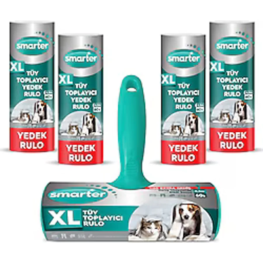 Smarter XL Tüy Toplayıcı + 4 Yedek Rulo