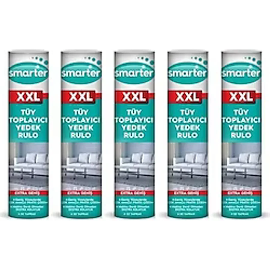 Smarter XXL Tüy Toplayıcı 5'li Yedek Rulo