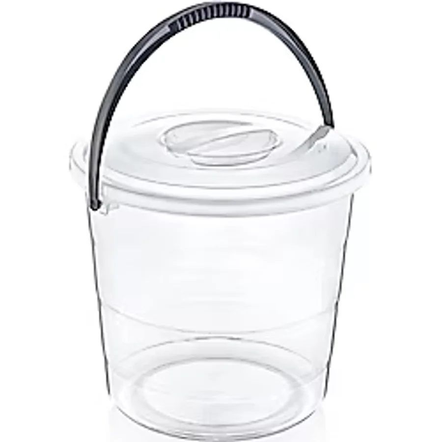 Smartware Kapaklı Kova 20 Litre Şeffaf