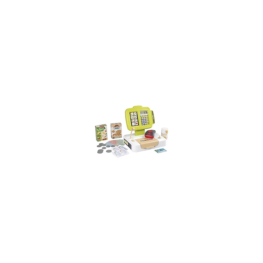 Smoby Elektronik Mini Yazar Kasa Yeşil 350113
