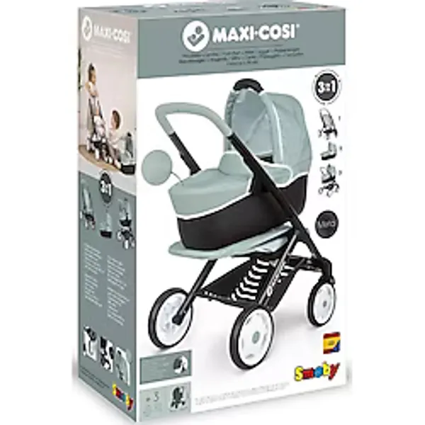 Smoby Maxi-Cosi 3'Ü 1 Arada Oyuncak Bebek Arabası Oyuncaktır