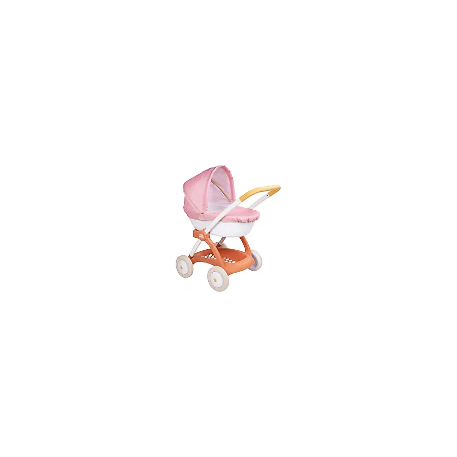 Smoby Pusetli Ve Başlıklı Oyuncak Bebek Arabası - Pembe