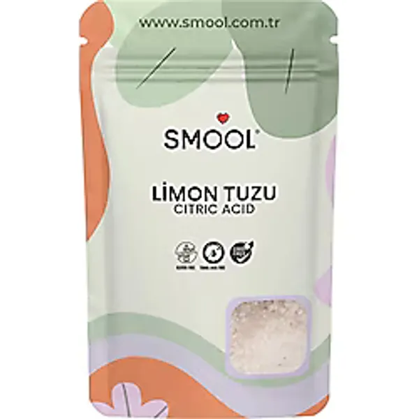 SMOOL Limon Tuzu (TOZ), 1000 Gr, Sitrik Asit, Turşu Yap, Salamura, 1 Kg