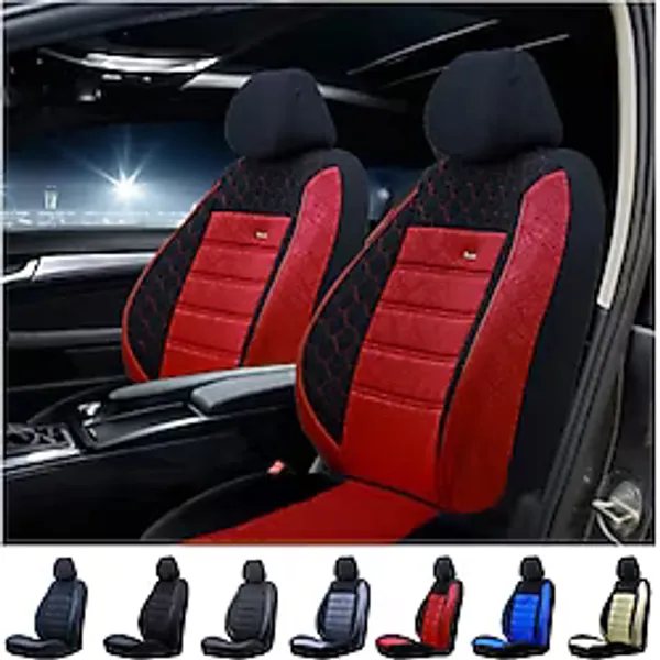 SMRAUTOACCESSORY Fiat Punto uyumlu Siyah Oto Koltuk Kilifi Gof