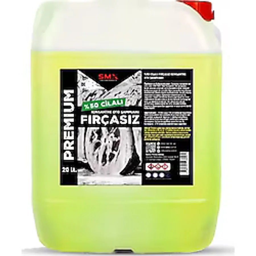 Smx Cilalı Konsantre Fırçasız Oto Şampuan 20 lt