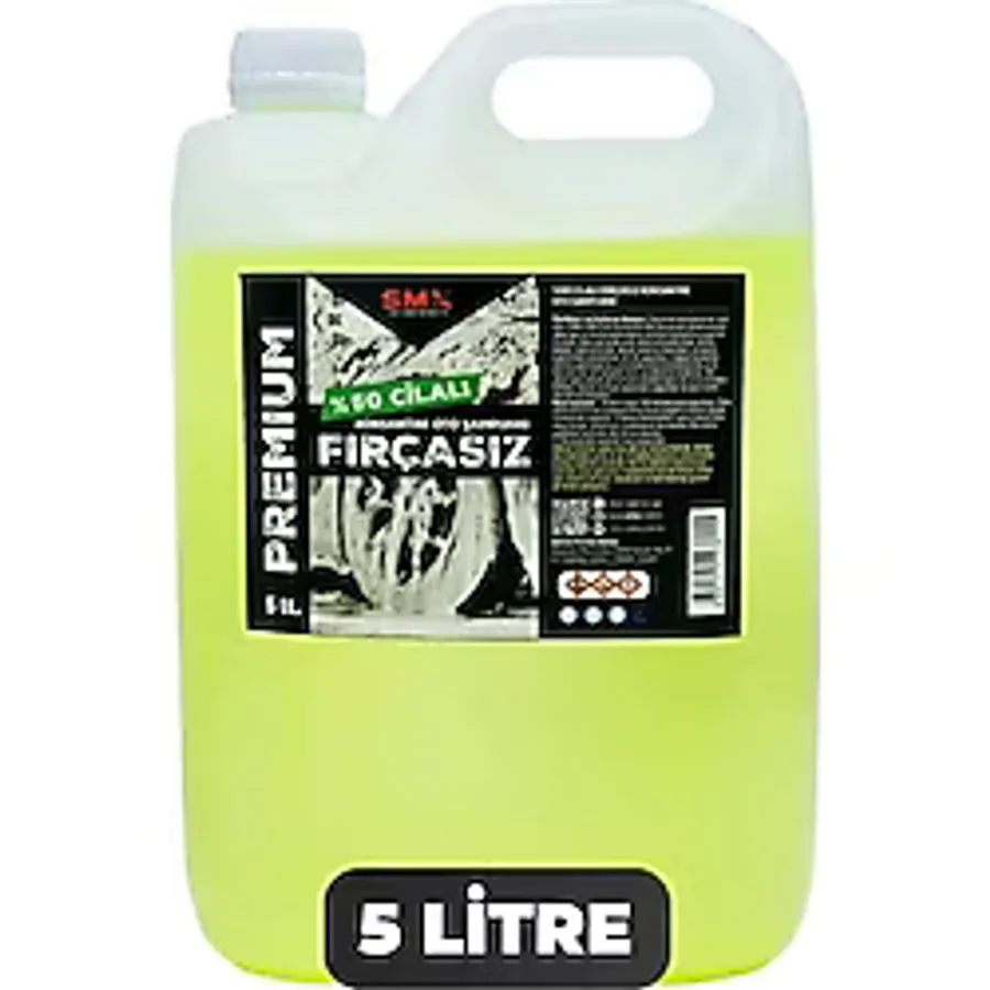 SMX Premium %50 Cilalı Fırçasız Oto Şampuanı 5 Lt.