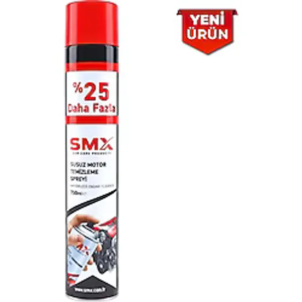 SMX Susuz Motor Temizleme Spreyi 750 ml Araç İçi ve Dış Temizlik İçin Etkili Profesyonel Çözüm