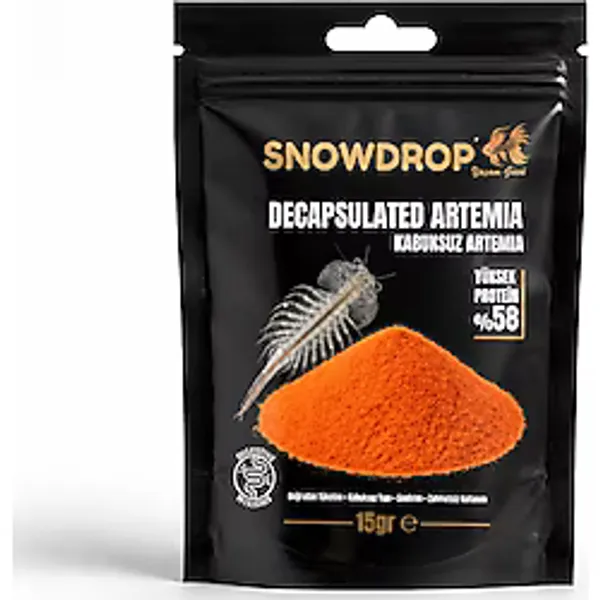 Snowdrop Dekapsüle Kabuksuz Artemia Akvaryum Balık Yemi 15 gr