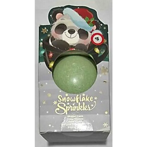 Snowflake Sprinkles Hoş Kokulu Yeşil Renkli Çocuk Banyo Topu