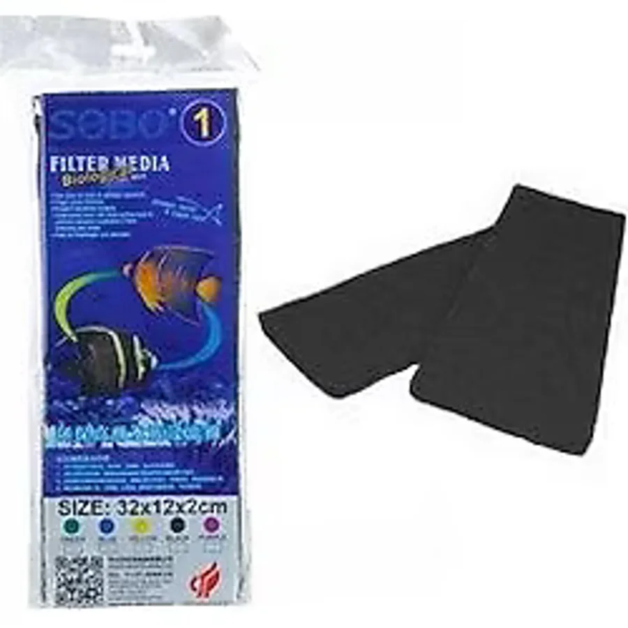 Sobo Akvaryum Filtre Süngeri 32x12x2 Siyah