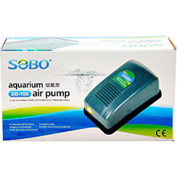 Sobo SB-108 2.5 W 3lt/dk Tek Çıkışlı Akvaryum Hava Motoru