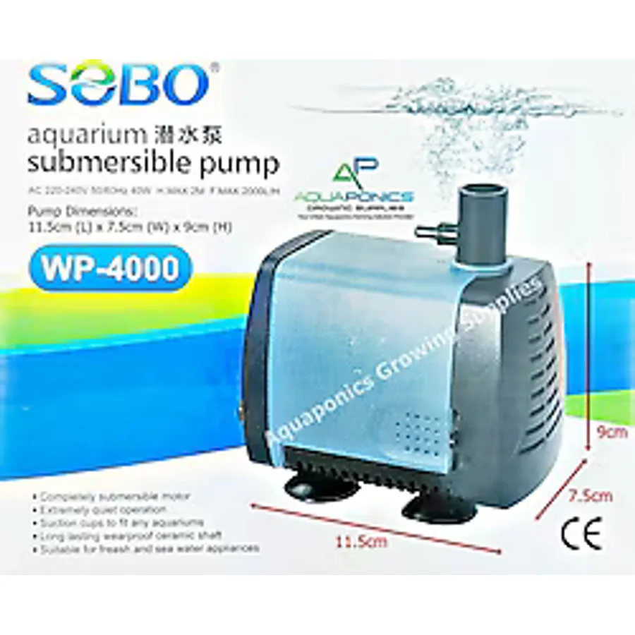 Sobo Wp-4000 2000 lt/saat Sump Kafa Motoru