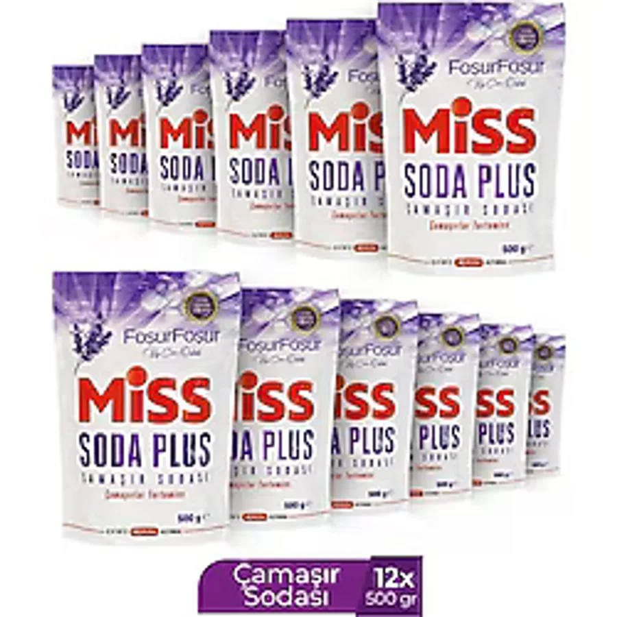 Soda Plus Miss Soda Plus Lavanta 500 gr x 12