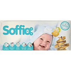Soffio 1 Numara Yenidoğan 40'lı Bebek Bezi