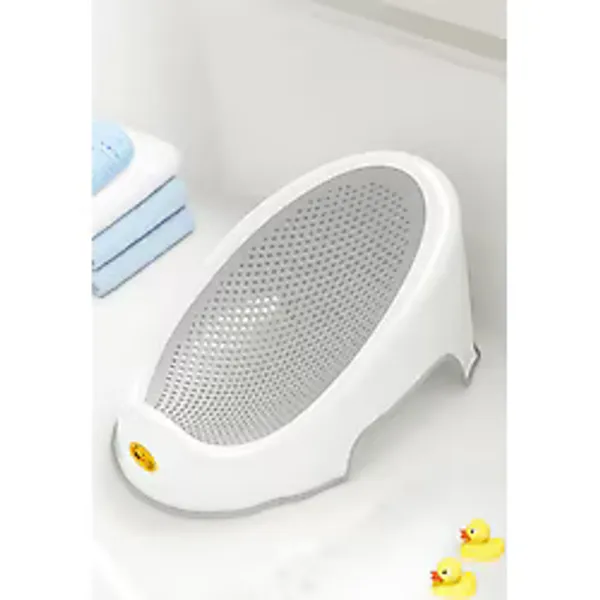 Soft Bebek Küveti - Silikon Fileli Bebek Besleme, Yıkama Banyo Küveti, Bebek Banyo Oturağı