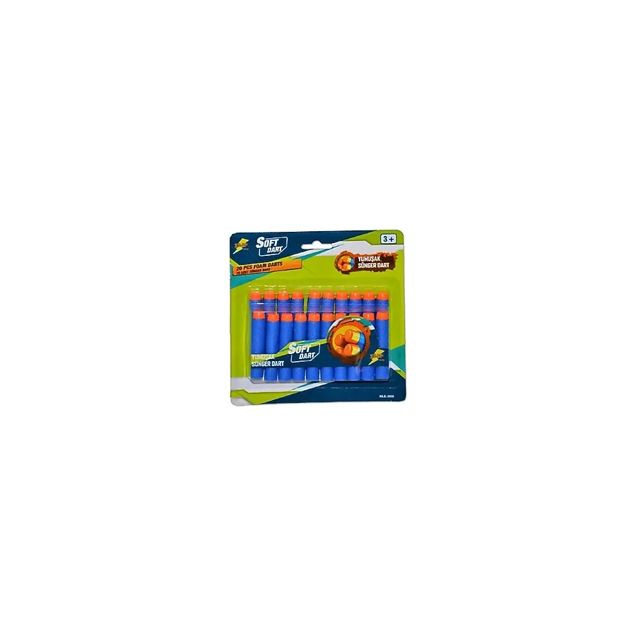 Soft Dart Nerf JL-3800A Yumuşak Sünger Yedek Mermi