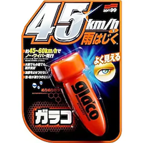 Soft99 Glaco Roll On Yağmur Su Kaydırıcı 75 ml Araç İçi ve Dış Temizlik için Profesyonel Sonuç