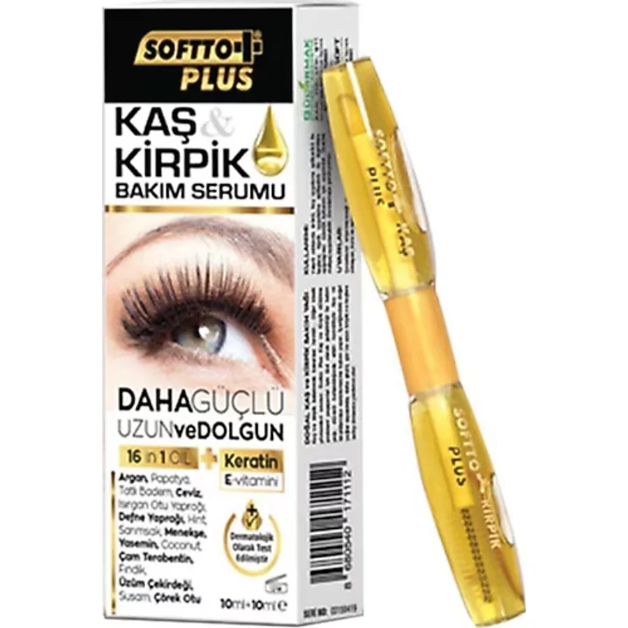 Softto Plus Doğal Kaş Kirpik Bakım Serumu 20 ml