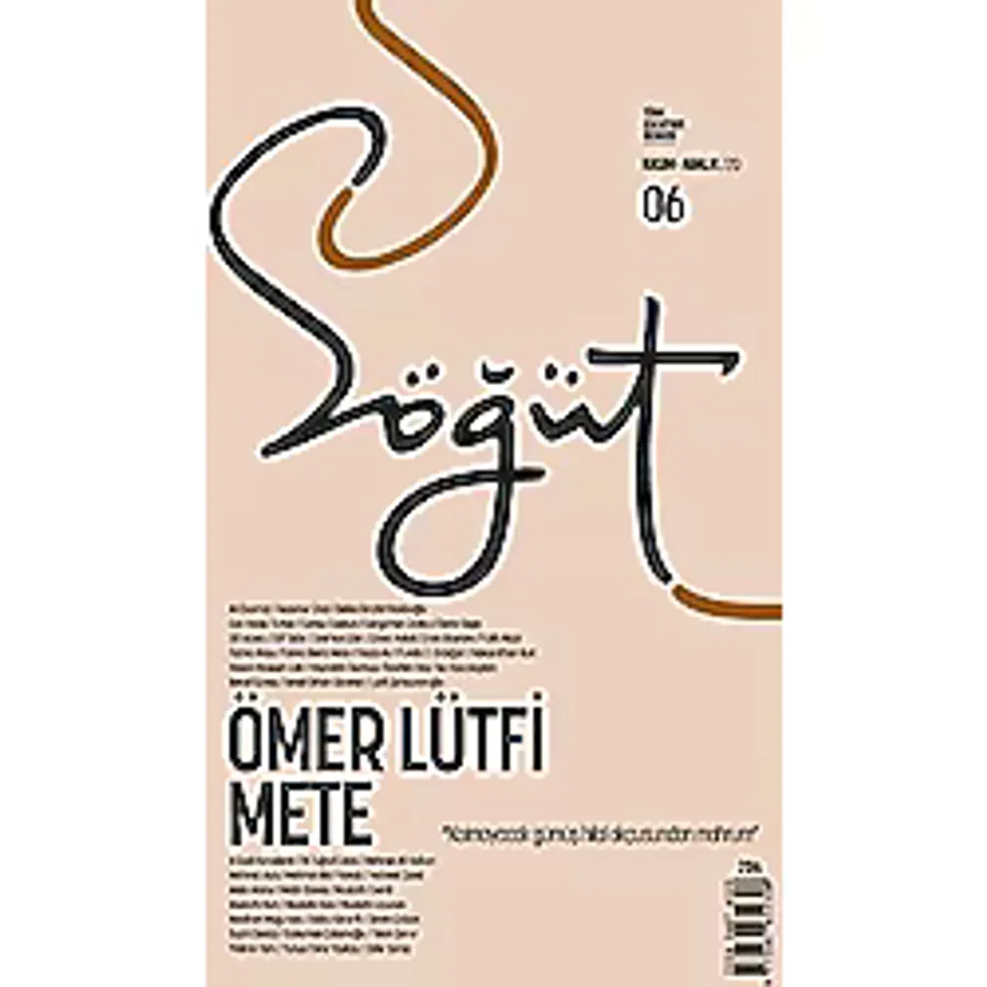 Söğüt - Türk Edebiyatı Dergisi Sayı 06 Kasım - Aralık 2020