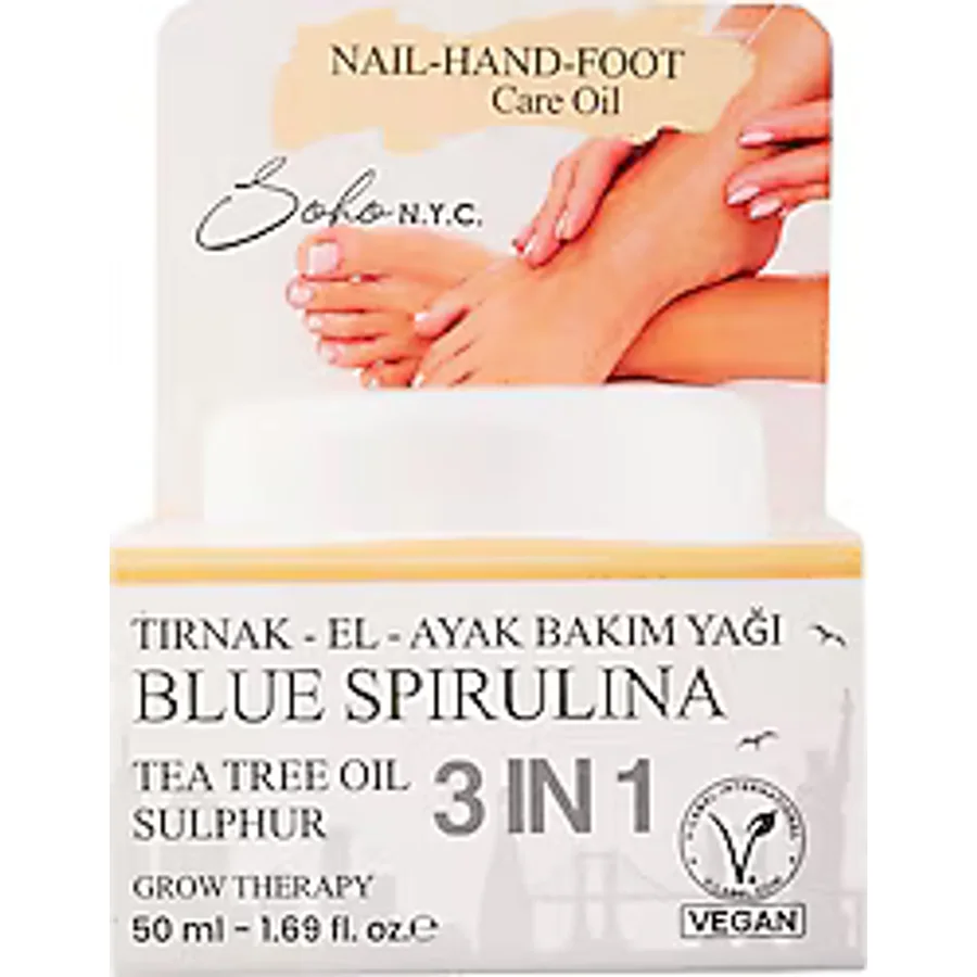 Soho N.Y.C. Mavi Spirulina El & Ayak 50 ml Tırnak Bakım Yağı